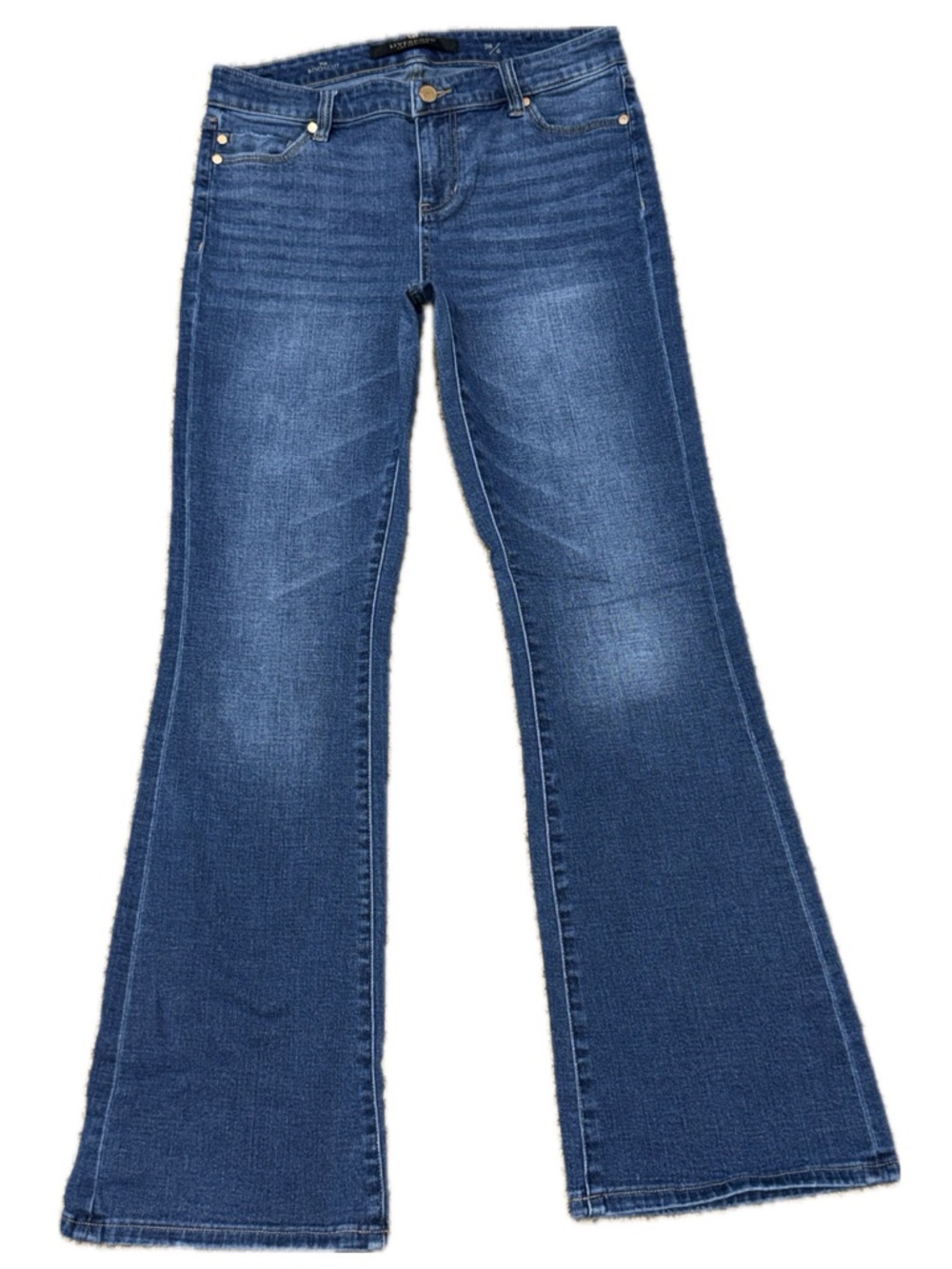 👖🌊 LIVERPOOL LOS ANGELES Flare Jeans Mid Wash Stretch Denim | Women's 28